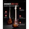 Donner DST-152 Full-Size ST Elektro Gitar Seti (Sunburst)