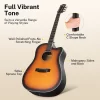 Donner EC1020 Cutaway Akustik Gitar Paketi (Sunburst)