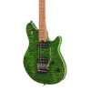 EVH Wolfgang WG Standard QM Baked Akçaağaç Klavye Transparent Green Elektro Gitar