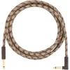 Fender 10 Angled Festival Pure Hemp Brown Stripe Enstrüman Kablosu
