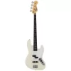 Fender 2024 Collection Made in Japan Hybrid II Jazz Bass PJ Gülağacı Klavye Olympic Pearl w/Bag Bas Gitar