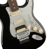 Fender American Ultra Luxe Stratocaster Floyd Rose HSS Gülağacı Klavye Mystic Black Elektro Gitar