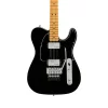Fender American Ultra Luxe Telecaster Floyd Rose HH Akçaağaç Klavye Mystic Black Elektro Gitar