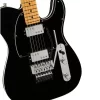 Fender American Ultra Luxe Telecaster Floyd Rose HH Akçaağaç Klavye Mystic Black Elektro Gitar