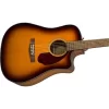 Fender CD-140SCE Dreadnought Ceviz Klavye Hard Case Dahil Sunburst Elektro Akustik Gitar