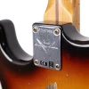 Fender Custom Shop 1958 Stratocaster Relic Akçaağaç Klavye Faded Aged Chocolate 3 Color Sunburst Elektro Gitar
