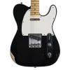Fender Custom Shop 1959 Telecaster Relic Akçaağaç Klavye Aged Black Elektro Gitar