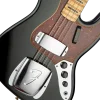 Fender Custom Shop 1968 Jazz Bass Journeyman Relic Aged Black Bas Gitar