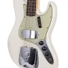 Fender Custom Shop Limited Edition 1964 Jazz Bass Journeyman Relic Aged Olympic White Bas Gitar
