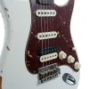 Fender Custom Shop Limited Edition 1967 Stratocaster HSS Relic Aged Olympic White Elektro Gitar