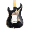 Fender Custom Shop Masterbuilt Vincent Van Trigt 1959 Stratocaster Heavy Relic Black over Vintage Blonde Elektro Gitar