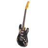 Fender Custom Shop Masterbuilt Vincent Van Trigt 1959 Stratocaster Heavy Relic Black over Vintage Blonde Elektro Gitar
