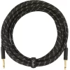 Fender Deluxe Düz Uç 5.5 Metre Siyah Tweed Enstrüman Kablo