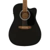 Fender FA-25CE Dreadnought Ceviz Klavye Siyah Elektro Akustik Gitar