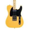 Fender Made in Japan LTD Traditional II Nocaster Akçaağaç Klavye CS 51 Nocaster PU Butterscotch Blonde w/Bag Elektro Gitar