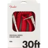 Fender Original Coil Düz/L Uç 9 Metre Fiesta Red Kablo