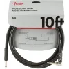 Fender Professional Düz/L Uç 3 Metre Siyah Entrüman Kablo