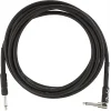 Fender Professional Düz/L Uç 3 Metre Siyah Entrüman Kablo