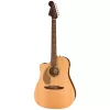 Fender Redondo Player Ceviz Klavye GPG Natural Solak Elektro Akustik Gitar