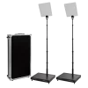 Fortinge PROC19-D-HB Çift 19 Konferans Prompter - Çiftli Set, 1000 cd/m² parlaklık