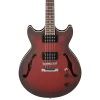 Ibanez AM53-SRF Artcore Serisi Hollow Body Sunburst Red Flat Rosewood Klavye Elektro Gitar