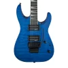 Jackson JS32Q Dinky Quilt Maple Arch Top Floyd Rose Amaranth Klavye Trans Blue Elektro Gitar