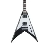 Jackson X Scott Ian King V KVXT Laurel Klavye Gloss Black with Mirror Pickguard Elektro Gitar