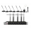 K.Meister UW-3825 8 Mikrofonlu Kablosuz Mikrofon Seti, 6 masa + 1 El + 1 Yaka + 1 Headset