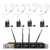 K.Meister UW3040H 4 Channel Wireless Quartet Headset Microphone Set