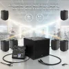 K.Meister SPORT-PA-SET Hazır Ses Sistemi Bundle, 6 Uydu + 1 Sub + Mixer , Bluetooth, USB