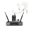 K.Meister UW-102H  Yaka + Headset Kablosuz Mikrofon Seti, 200-Kanal Anfi Feedback