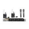 K.Meister UW-3460 4 Mikrofonlu Kablosuz Mix Set, 2 EL + 2 Yaka