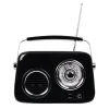 KOZMOS FB-R302-BK Siyah Retro Radyo ve Bluetooth Hoparlör