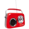 KOZMOS FB-R302-RD Kırmızı Retro Radyo ve Bluetooth Hoparlör