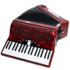 KOZMOS HC3448 H Serisi 34 Tuş-48 Bas Kırmızı Akordiyon