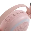 KOZMOS Karaoke Mikrofonlu Pembe Çocuk Hoparlörü