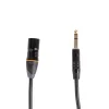 KOZMOS KCL-061-1.5M XLR-TRS 635mm Stereo 1.5M Kablo
