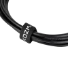 Kozmos KCL-156-3M Siyah/Gri 3mt Açılı Enstrüman Kablosu