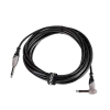 Kozmos KCL-156-6M Siyah/Gri 6mt Açılı Enstrüman Kablosu