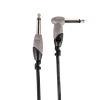 Kozmos KCL-156-6M Siyah/Gri 6mt Açılı Enstrüman Kablosu