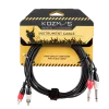 Kozmos KCL-158-3M 2 x Mono 6,35mm - 2 x RCA / 3M Kablo