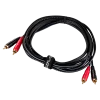 Kozmos KCL-244-3M 2 x RCA Male - 2 x RCA 3mt Kablo