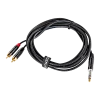Kozmos KCL-319-3M Stereo TRS 6,35mm - RCA 3t Kablo