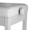 KOZMOS KPB-120WH / Ayarlı Piyano Taburesi (Beyaz)