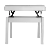 KOZMOS KPB-120WH / Ayarlı Piyano Taburesi (Beyaz)