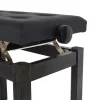 KOZMOS P-310-RW Ayarlı Piyano Taburesi - Kahverengi - Siyah