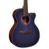 LAG GLA T-BLUE-ACE Tramontane Auditorium Cutaway Blue Burst Elektro Akustik Gitar