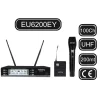 Matching EU6200EY EL + YAKA Kablosuz Mikrofon Seti, 2x100 Kanal, 200-metre mesafe