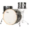 NATAL KZN-TR-FBK Zenith Forge Black 3 Parça (22B/12T/16F) Akustik Davul Seti