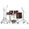 PEARL DMP905/C260 Decade Maple Satin Brown Burst 5 Parça (20B/10T/12T/14F/14S) Aksamlı Akustik Davul Seti